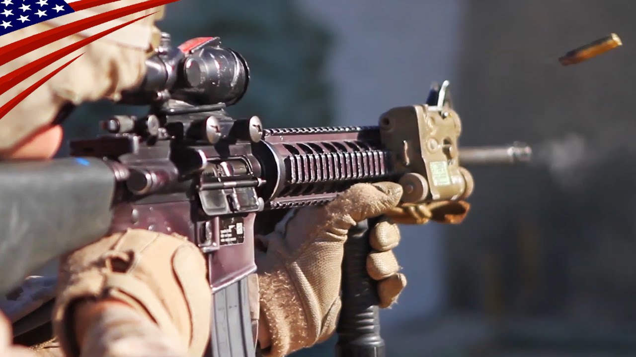 US Marines Combat Marksmanship in Arabian Desert - アメリカ海兵隊のアラビア砂漠での戦闘射撃訓練