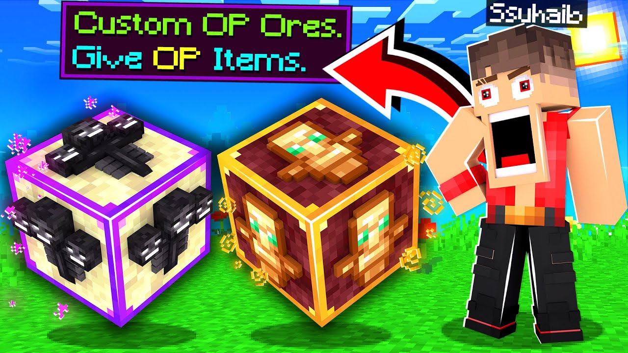 ماين كرافت بس في موارد من الوحوش!😱 (موارد التنين!)🔥 - Custom New Ores