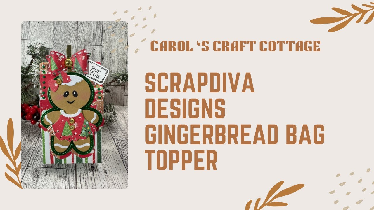 Scrapdiva Designs-Украшения для пряничных сумок