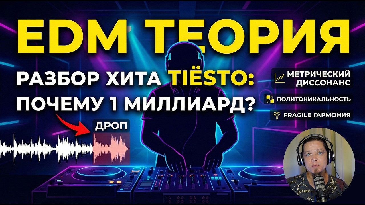 EDM-теория Tiesto Jackie Chan: Разбор гармонии, ритма и аранжировки