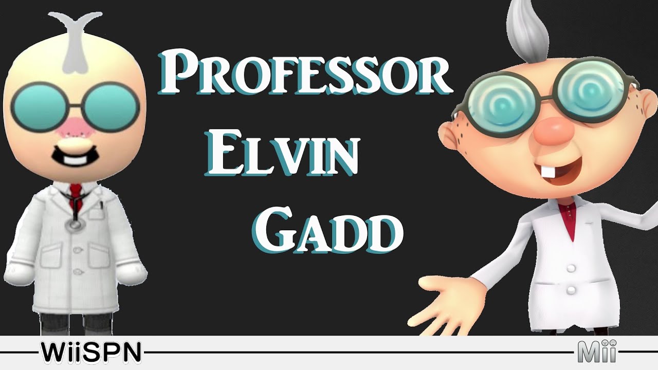 Mii Maker: How To Create Professor Elvin Gadd!