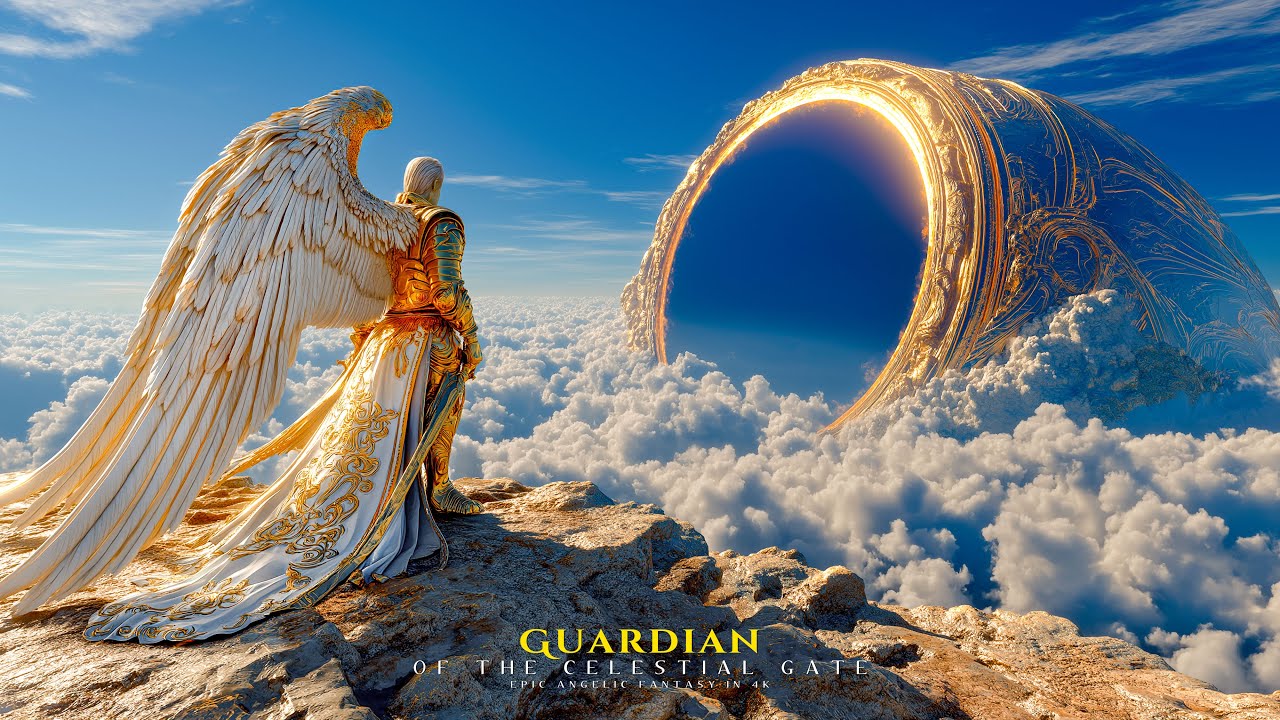 Guardian of the Celestial Gate | Epic Angelic Fantasy in 4K