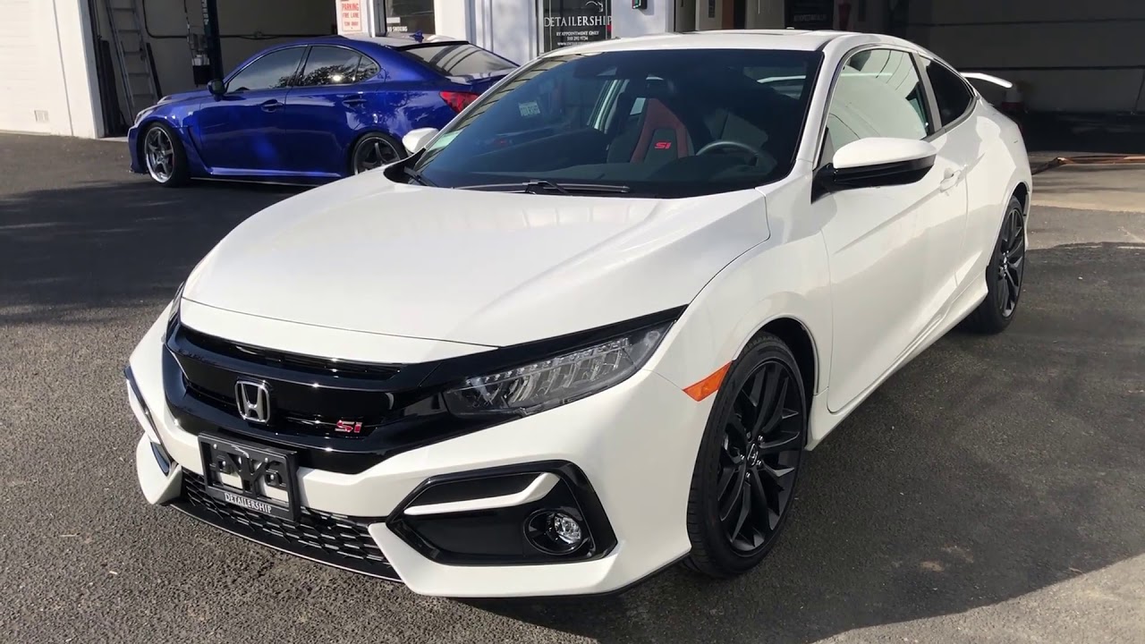 DTLRSHP 46 - 2020 Honda Civic (Platinum White Pearl) - Protected with CS2 Titanium, BlackWOW Pro, et