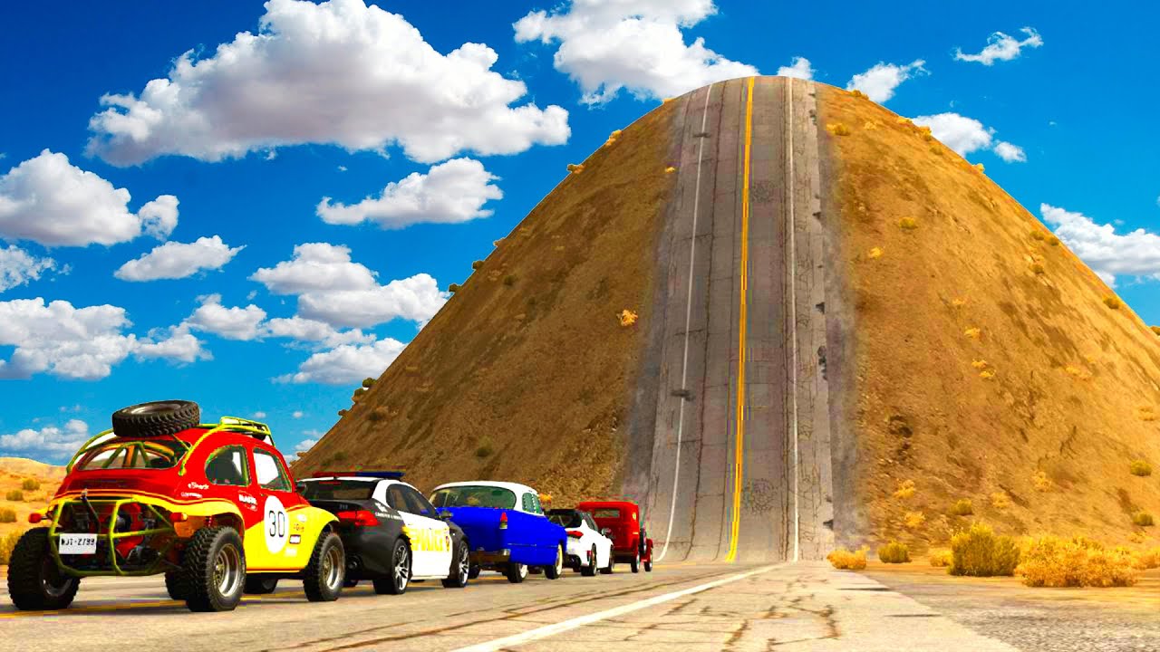 Which Car Can Climb the Hill? | BeamNG.drive Hill Climb Challenge!