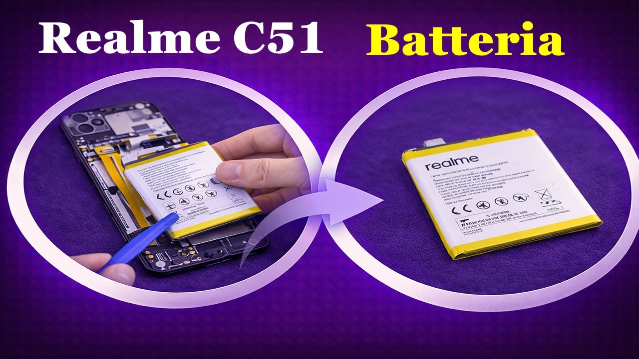 Realme C51 (RMX3830) - Come sostituire la batteria BLP923  – Guida completa passo passo