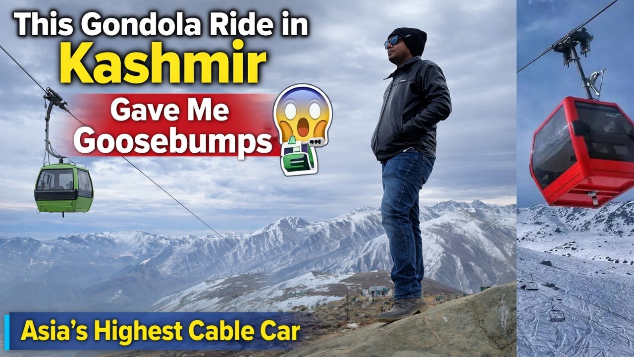 This Gondola Ride in Kashmir Gave Me Goosebumps 😱🚠 | Asia’s Highest Cable Car