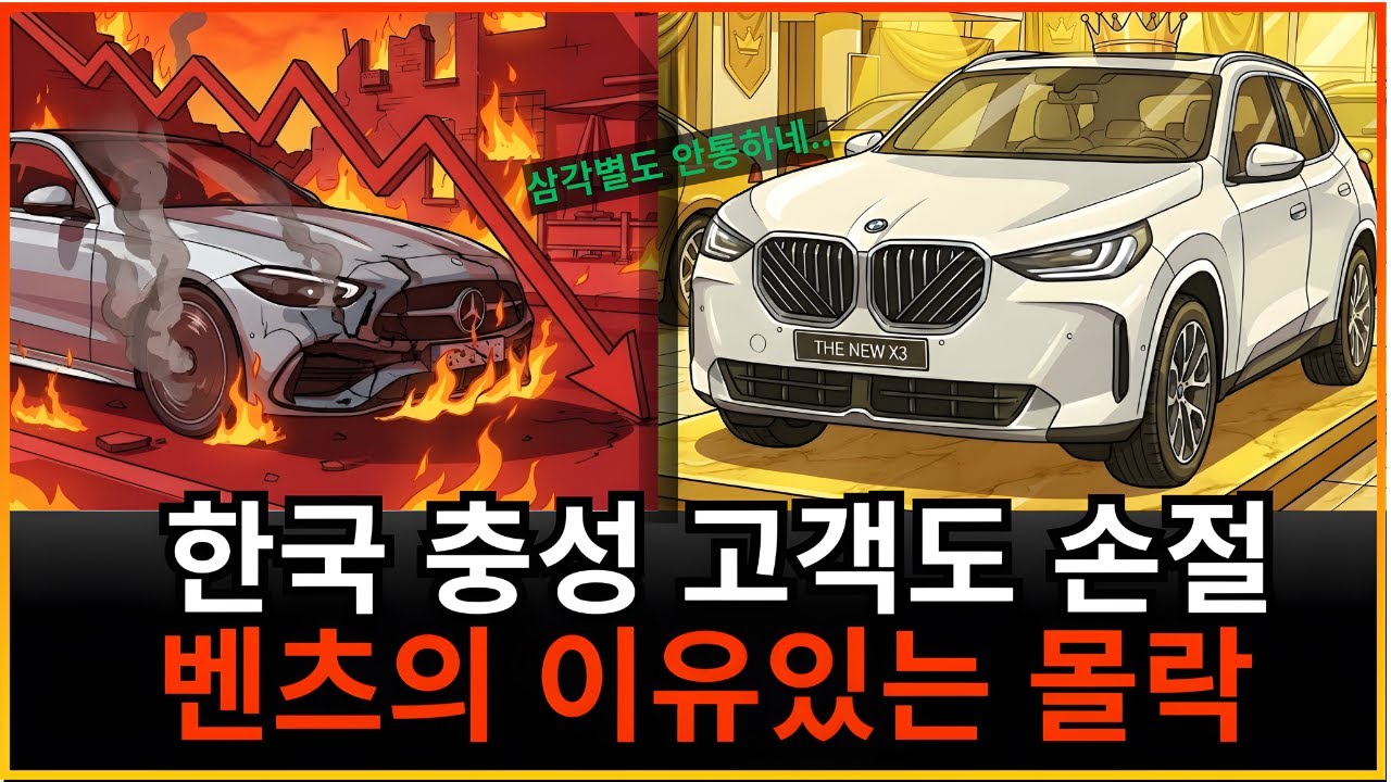 벤츠 줘도 안 타요 강남 하차감 1위 뺏겼다    BMW에 참패한 충격 이유