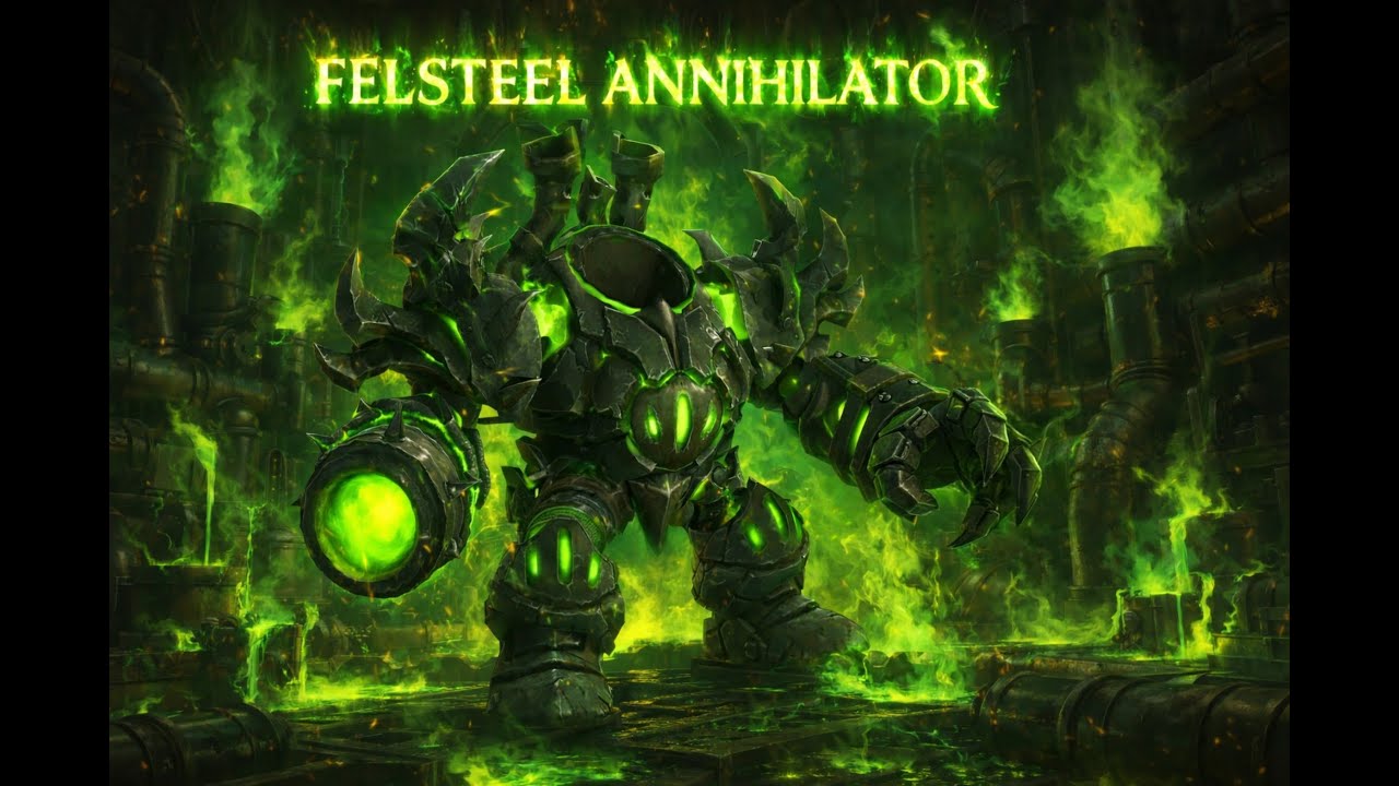 Felsteel Annihilator Flying Mount | Hellfire Citadel Raid | Mount Guide