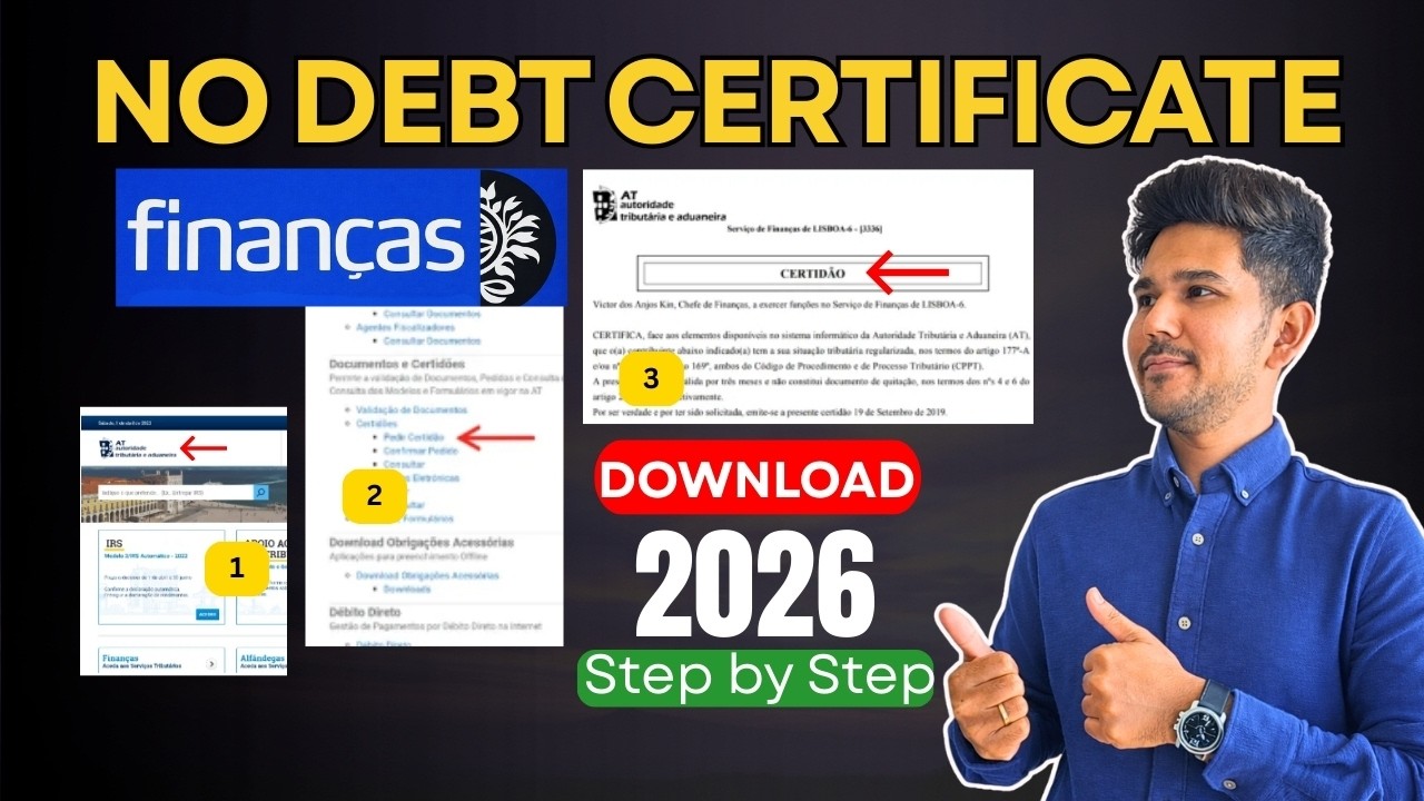 How To Download Certid&atilde;o de Domicilio Fiscal | Finance no debt certificate 2026 | Full Process