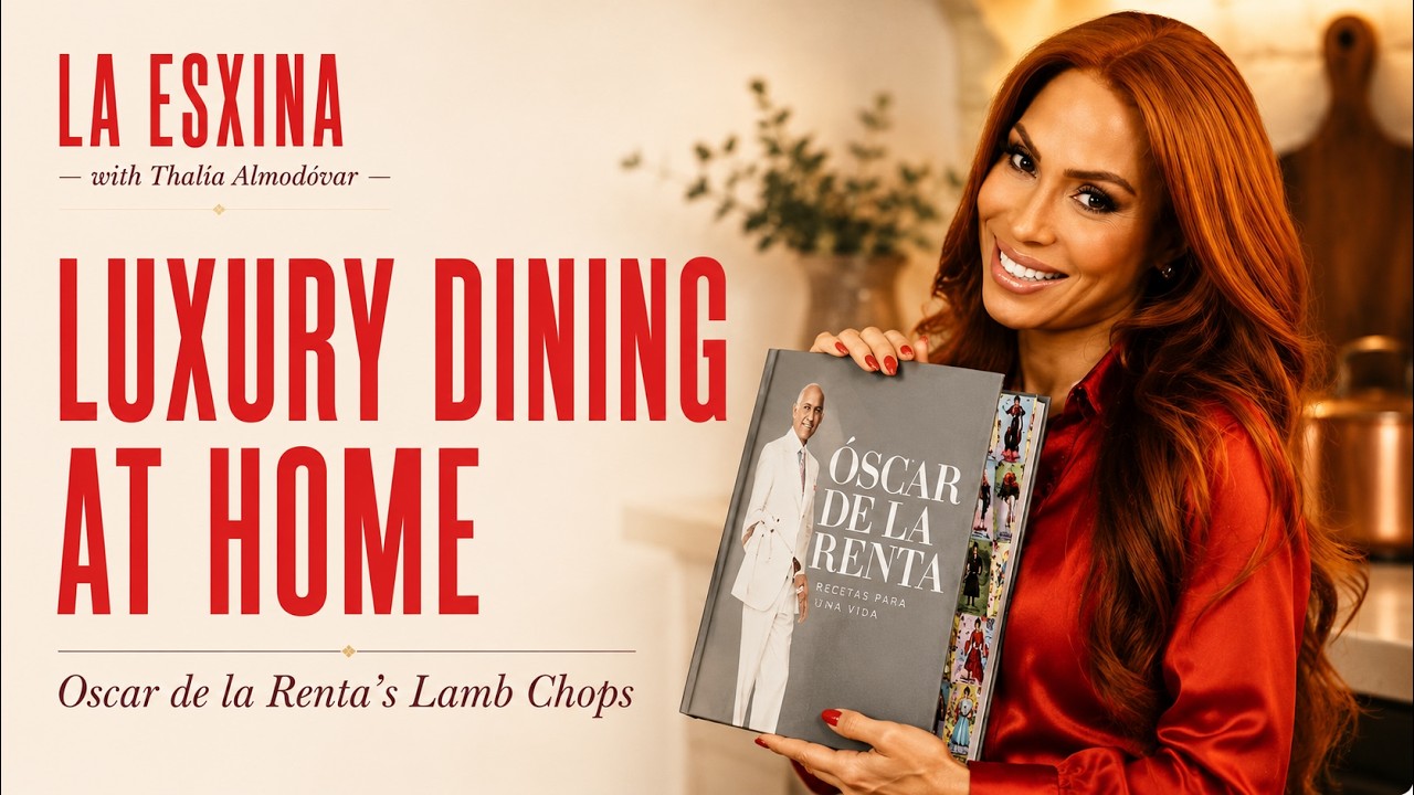 LA ESXINA  COOKING LAMB CHOPS with THALIA Almodovar