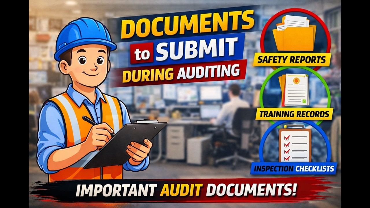 IMPORTANT DOCUMENTS REQUIRED DURING HEALTH AND SAFETY AUDIT