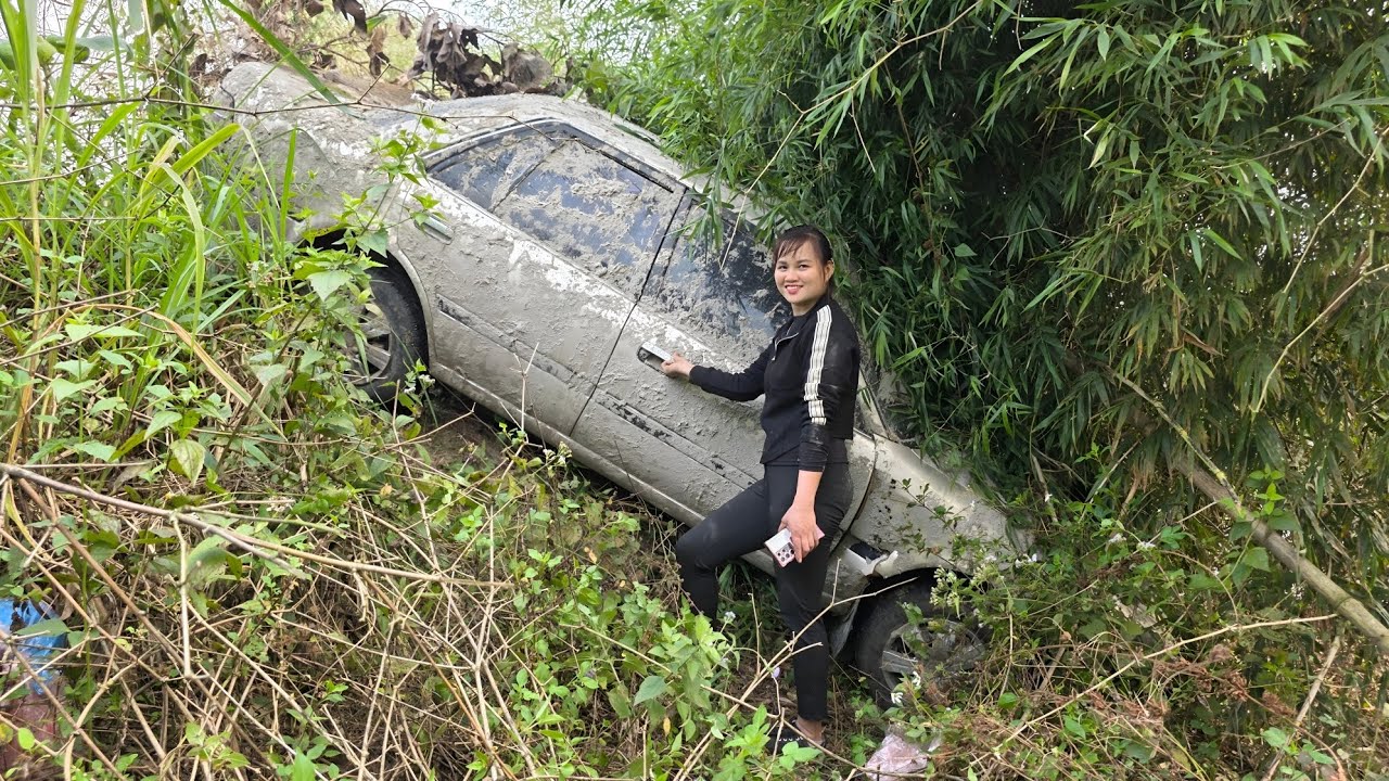 Full video: Girl repairs and restores scrap cars and motorbikes.