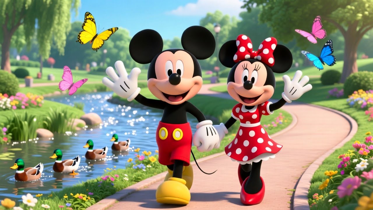 Mickey & Minnie&rsquo;s Sunshine Swing 🌈🐭 | Joyful Summer Adventure for Kids |  Rhyming Story