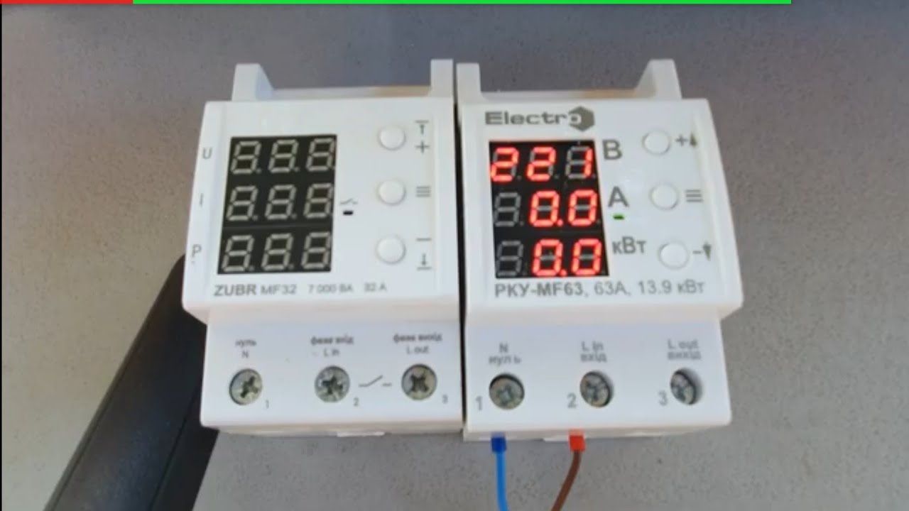 🔴 МультиФункціональне Реле ElectrO РКУ-MF63 в порівнянні з ZUBR MF32. 
