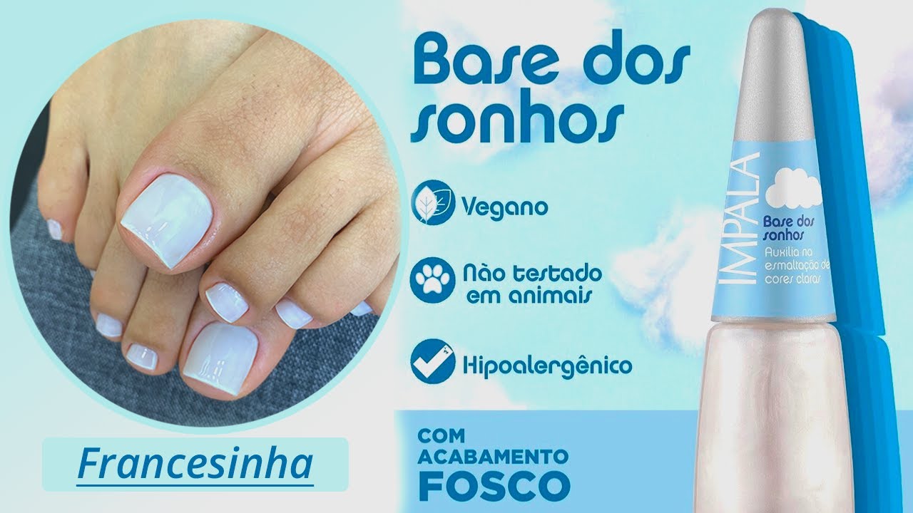 Cuticulagem, Esmaltação e Francesinha nos Pés