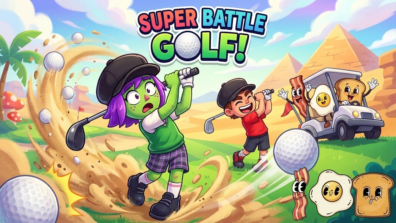 We played Super Battle Golf with the most insane settings