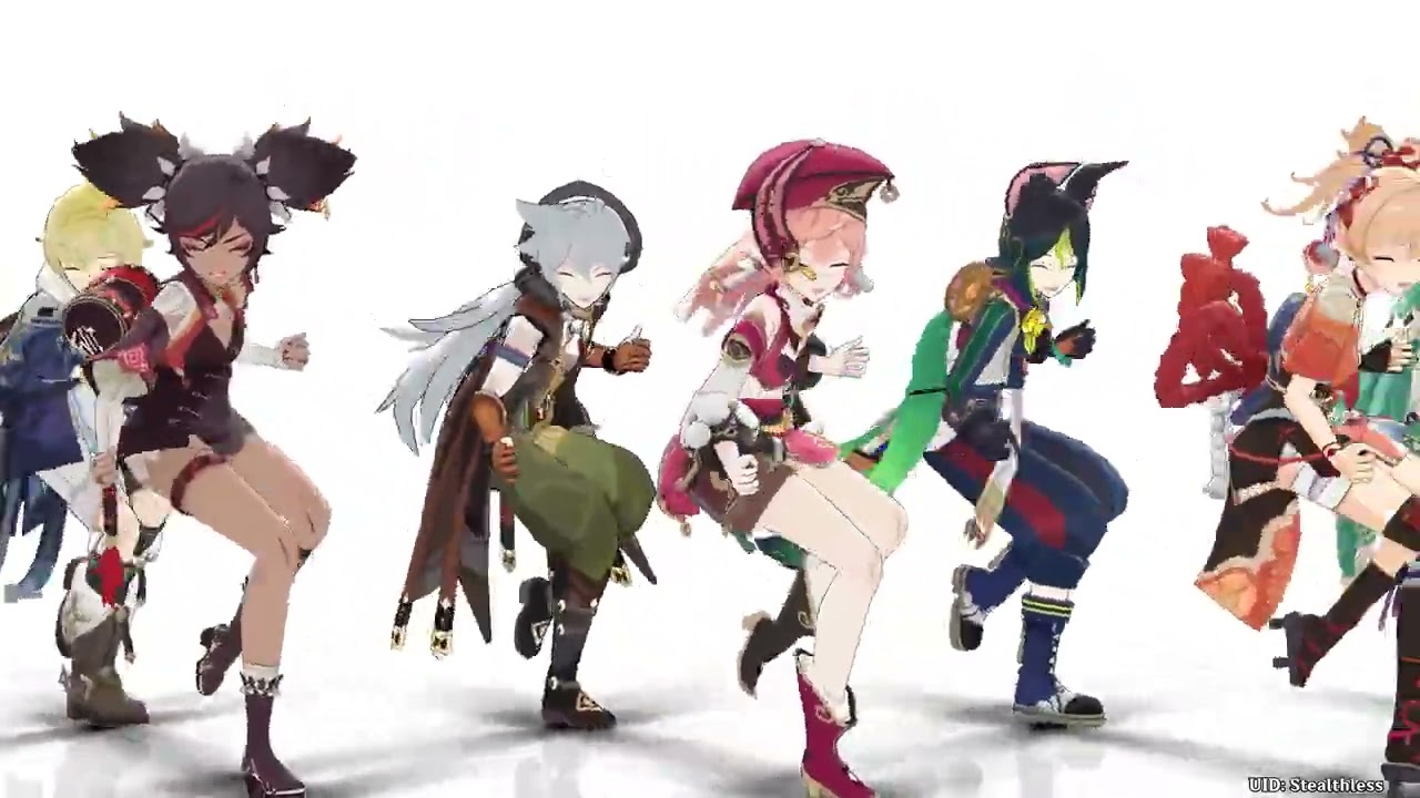 Genshin Impact All 69 Characters Specialist Dance Before Fontaine.