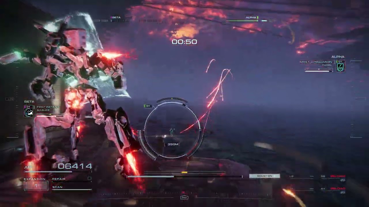 【AC6】スクトゥム軽四 VS 軽二ミサイラー【電子記録】
