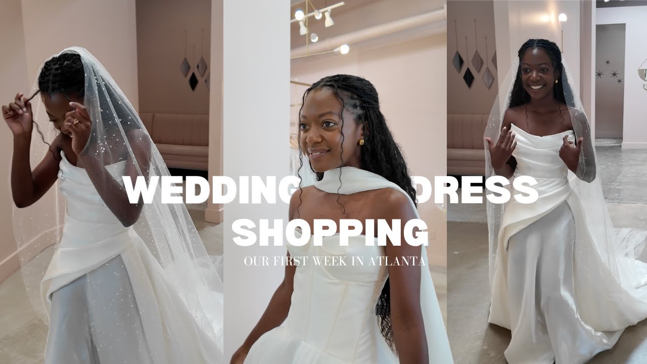 Wedding Shopping | Our first week in Atlanta - coffee shops, bookstores, and a bridal try-on.