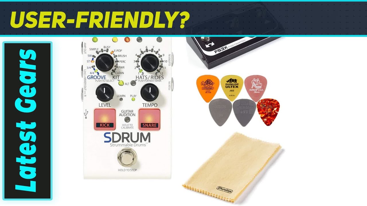 Digitech SDRUM: Strum Your Guitar, Get Instant Drums!