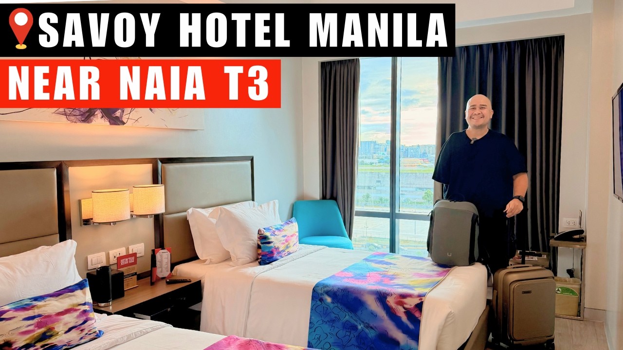 Лучший отель рядом с терминалом 3 аэропорта NAIA? Видеообзор отеля Savoy.