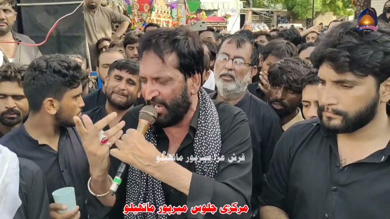 10 Muharam 2023 | Bazar Ka Purdard Noha | Ustad Shahid Husain Qureshi | Markazi Jalos Mirpur Mathelo