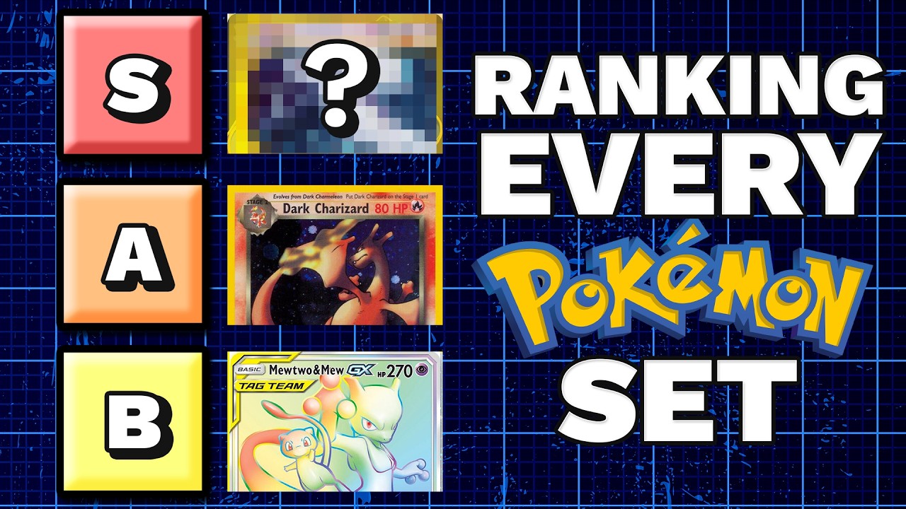 Ranking ALL 89 Pokémon Card Sets (The Ultimate Tier List!)