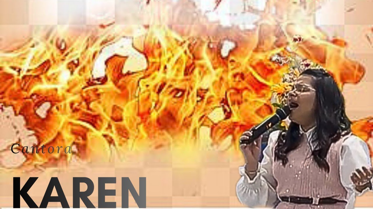 CANTORA KAREN NO CULTO DA FAMÍLIA 