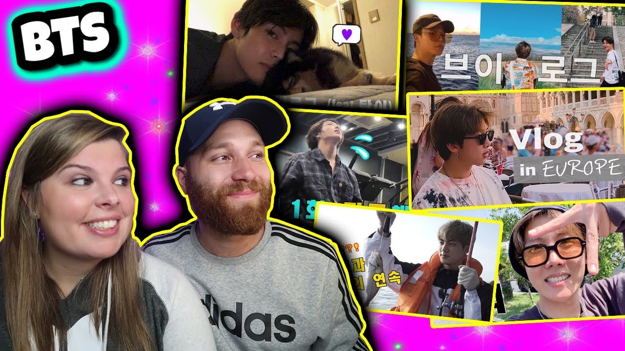 BTS VACATION VLOGS [VLOG] JIMIN JUNGKOOK TAEHYUNG RM SUGA JIN JHOPE [ENG] REACTION