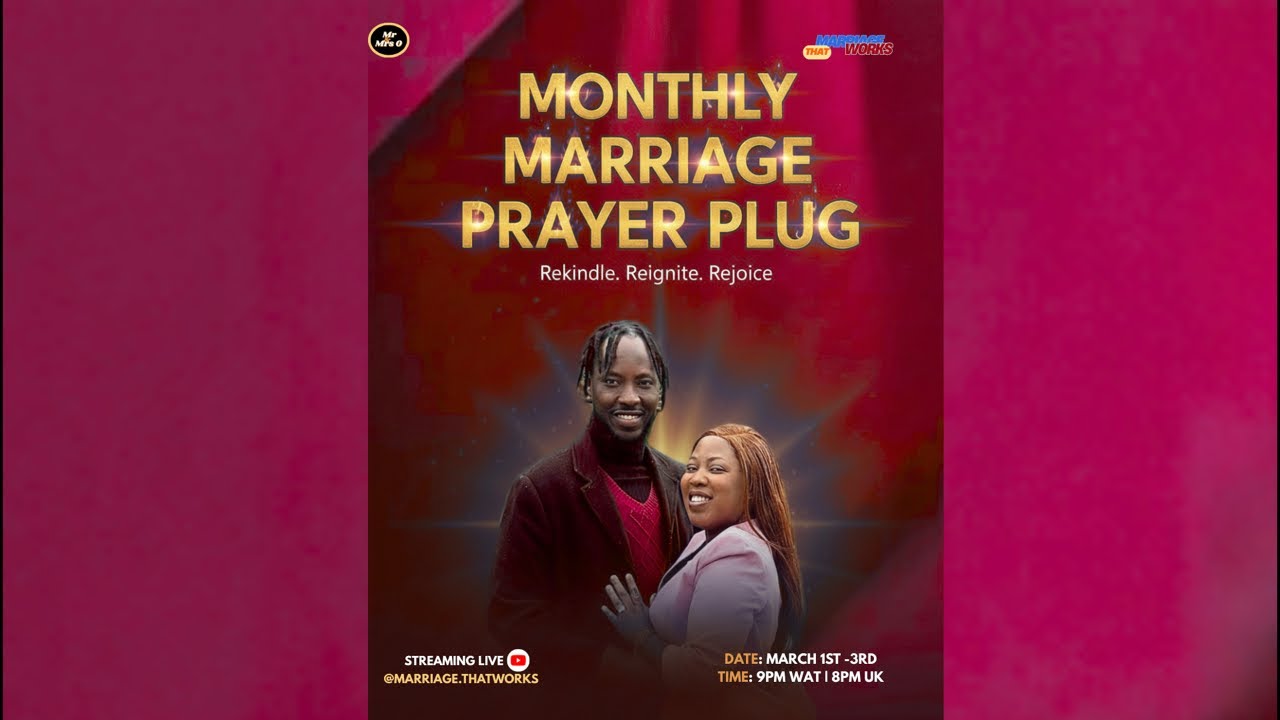 Day 1 | March Marriage Prayer Plug 🔥 | Commanding Our Marriage Realities | LIVE 9PM WAT