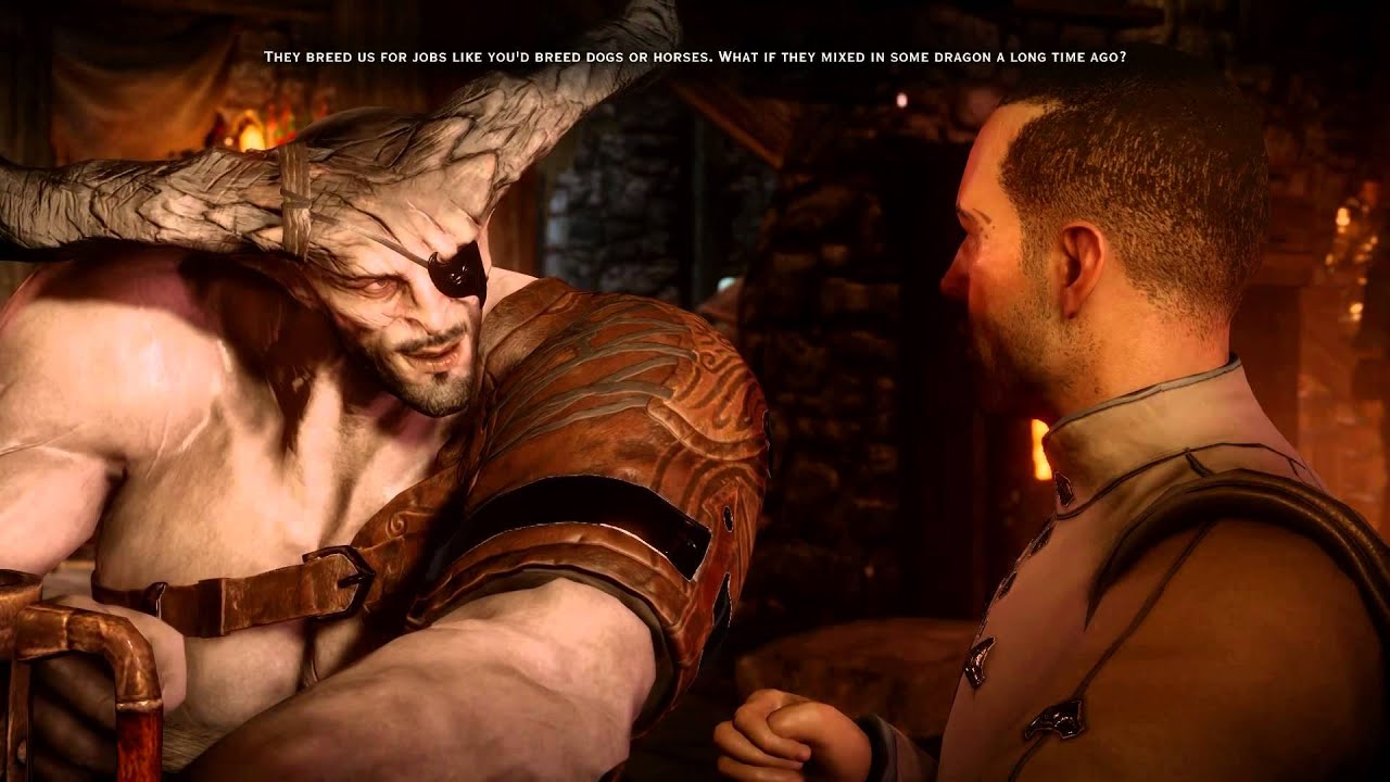 Dragon Age: Inquisition - Iron Bull - Last Conversation