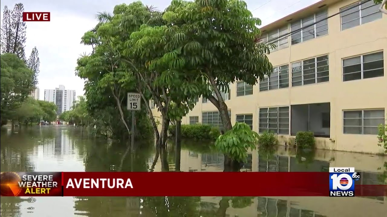 Flooding damages apartments and cars at Aventura lakeside community