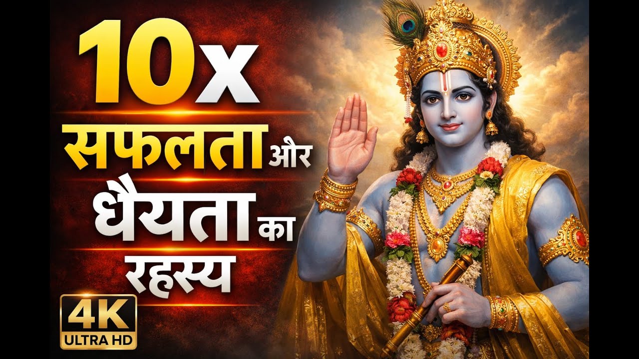 सफलता और धैर्य का रहस्य | श्री कृष्ण के अनमोल उपदेश | Life Changing Motivational Video |