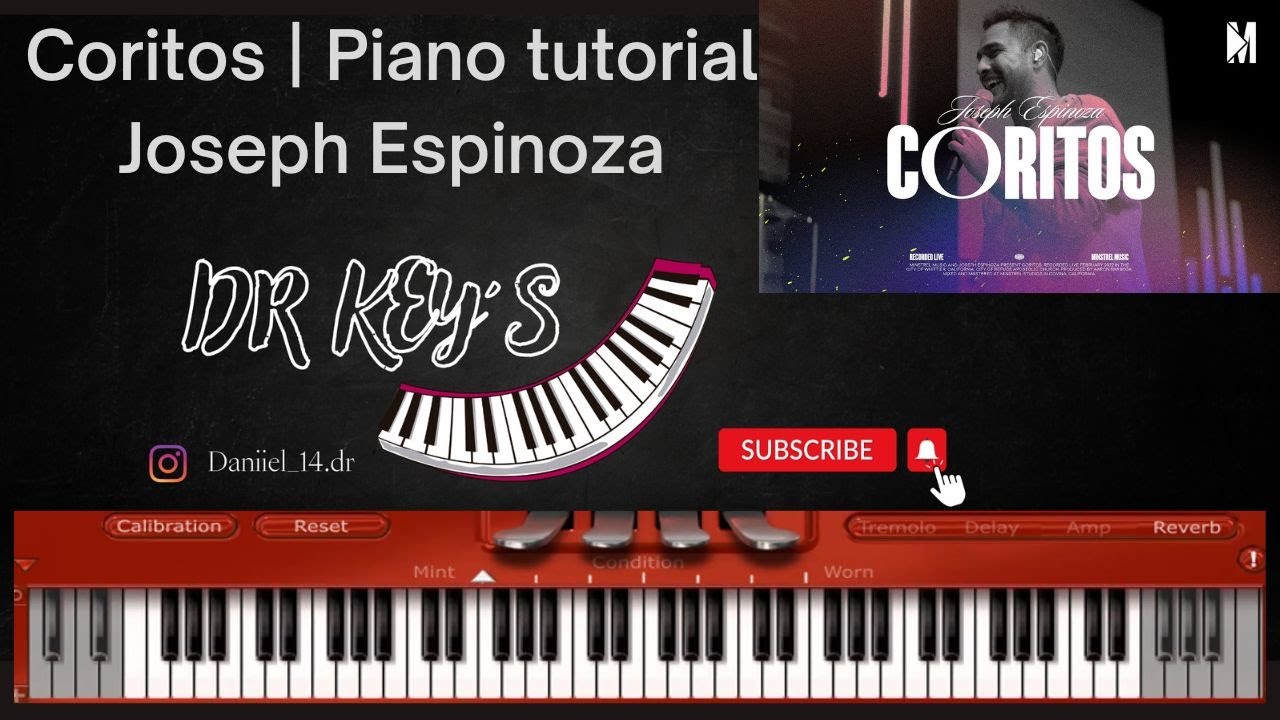 Coritos | Joseph Espinoza | Tutorial piano (MIDI)