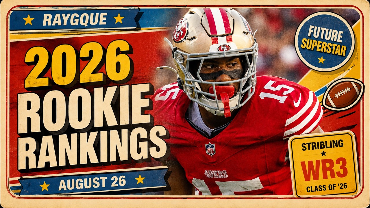 2026 Dynasty Rookie Rankings UPDATE 🚨 Biggest Risers, Fallers & Preseason Shakeups
