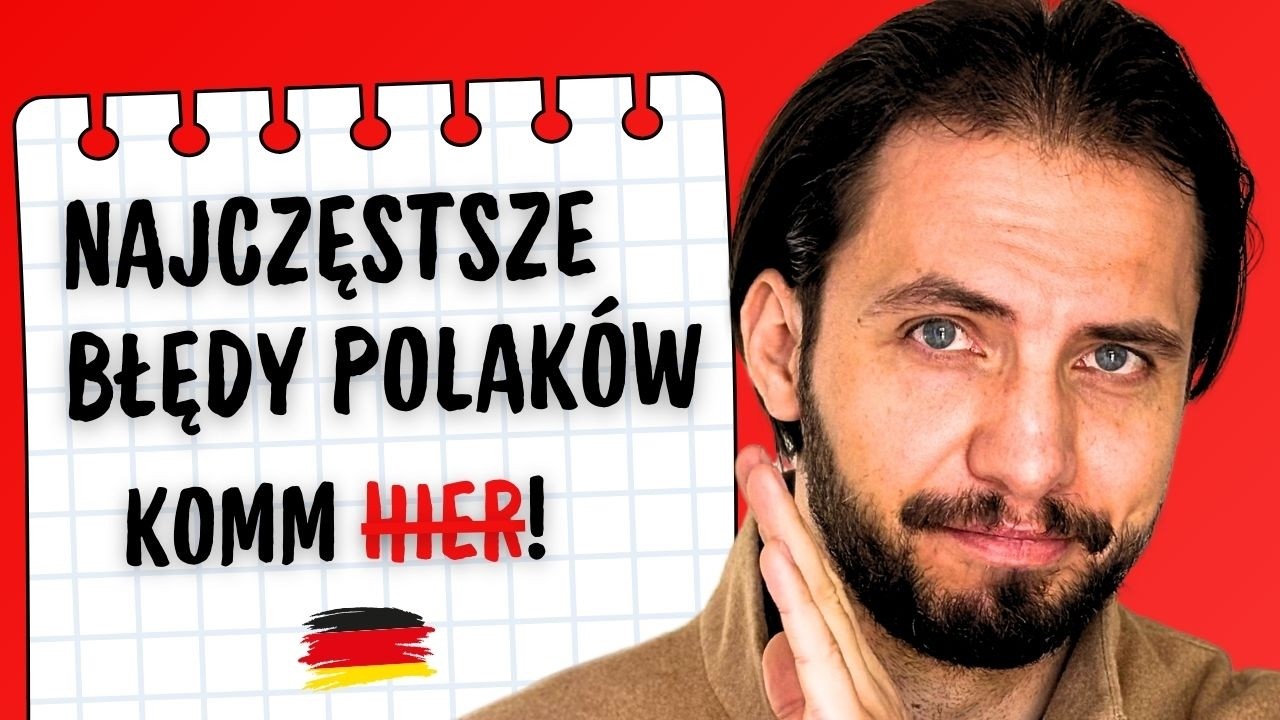 6 najczęstszych błędów Polaków w niemieckim | Nauka niemieckiego A1, A2, B1 | Odc. 276