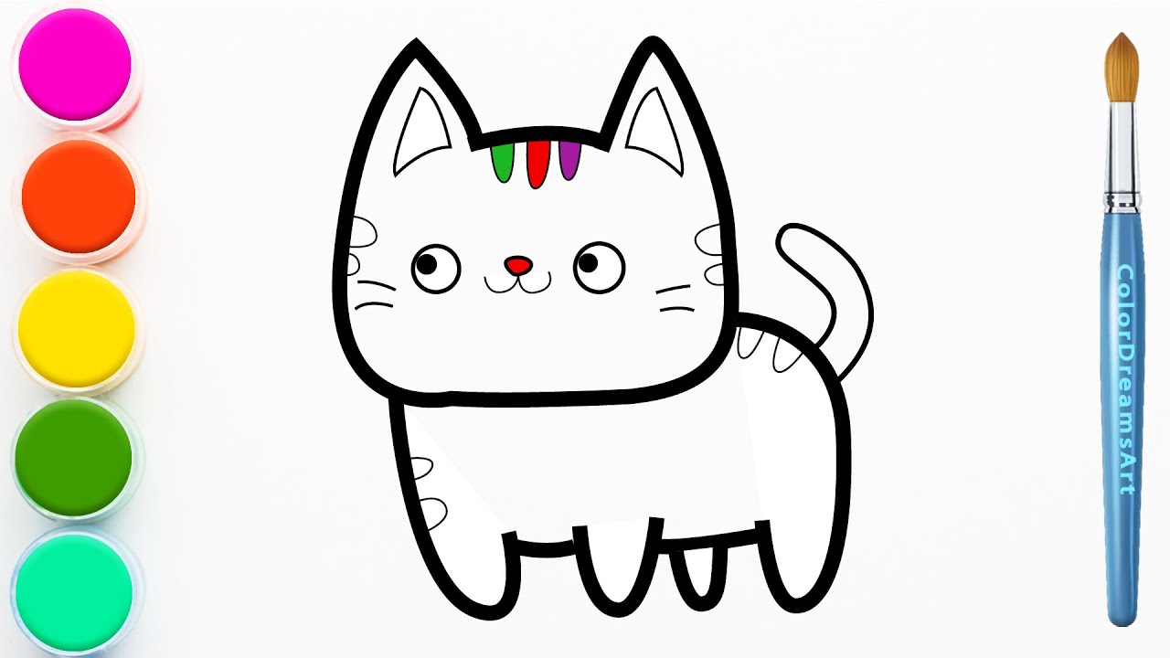 How to Draw a Cat | Step by Step