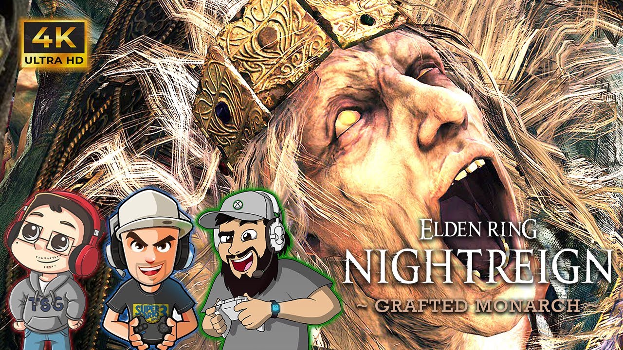 Elden Ring Nightreign Co-Op 4K UHD (Grafted Monarch Mini Boss) - ft. oXLarryXo & Flexo