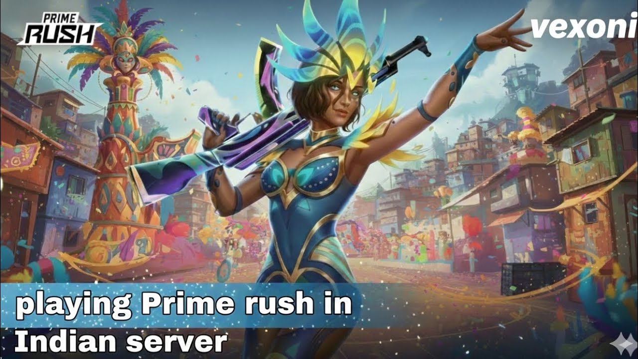 Playing Prime Rush in Indian server,  No clutchs just enjoy the game | #vexoni #gaming #primerush 