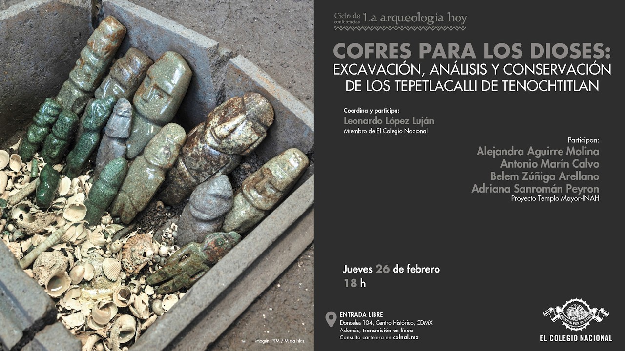 Cofres para los dioses: excavaci&oacute;n, an&aacute;lisis y conservaci&oacute;n de los&nbsp;tepetlacalli&nbsp;de Tenochtitlan