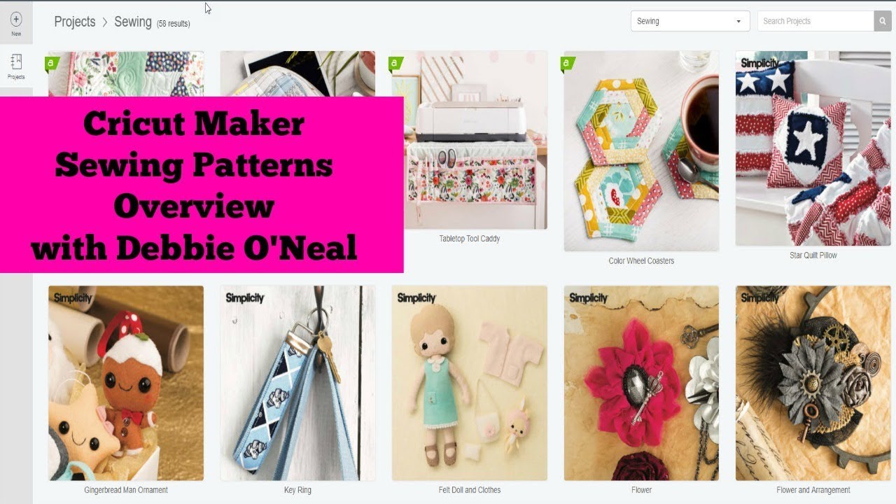 Cricut Maker Sewing Patterns Overview