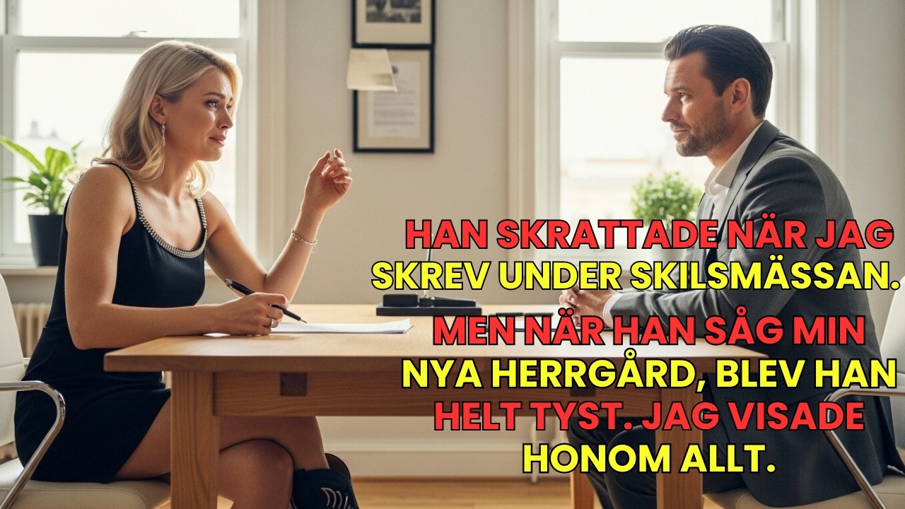 Han skrattade när du skrev på skilsmässan – men tystnade när du flyttade in