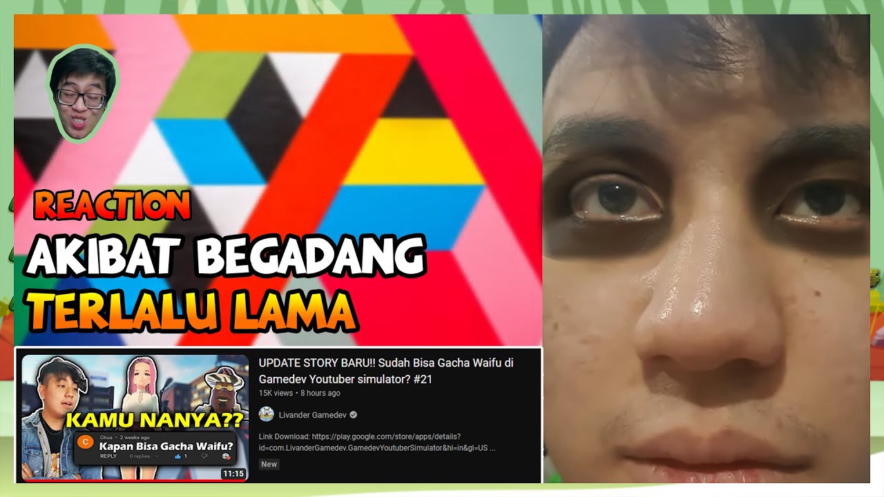 REACTION KAMU NANYA BANG LIVANDER KENAPA?? - GAMEDEV LITUBER SIMULATOR  @Livander Gamedev ​