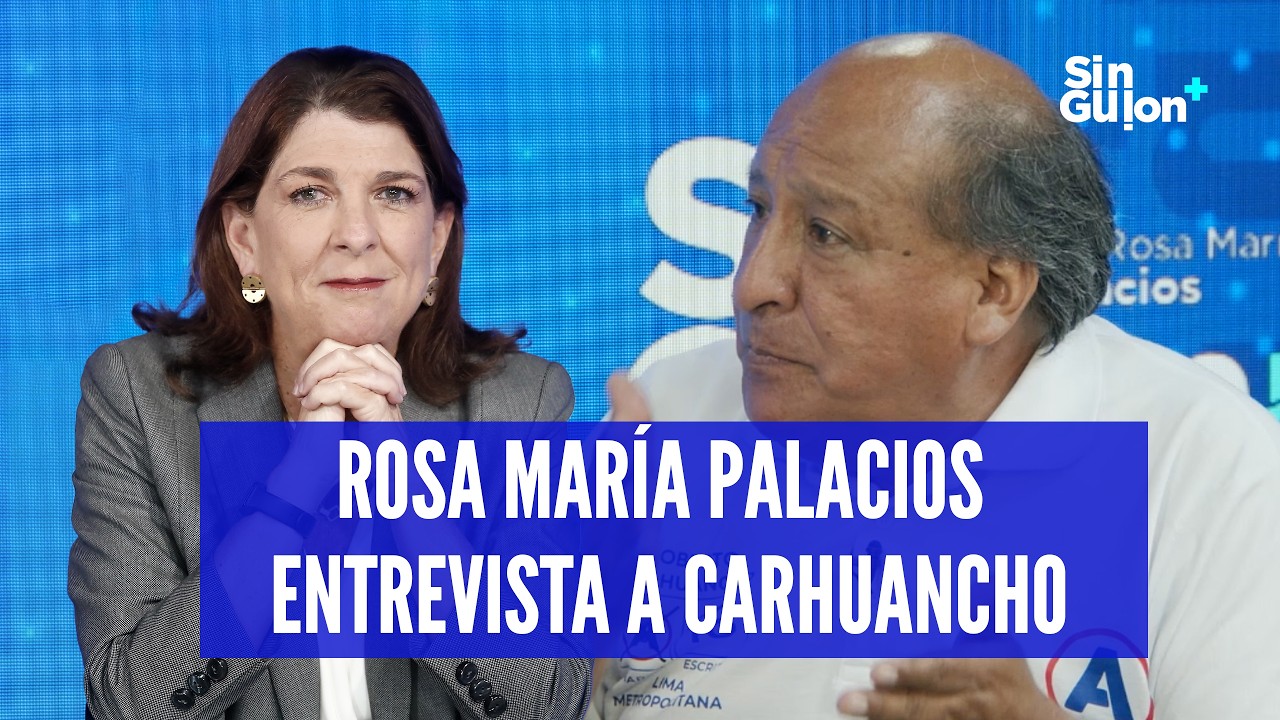 ROSA MARÍA PALACIOS entrevista a ROBERTO CARHUANCHO de ALIANZA PARA EL PROGRESO #SGE