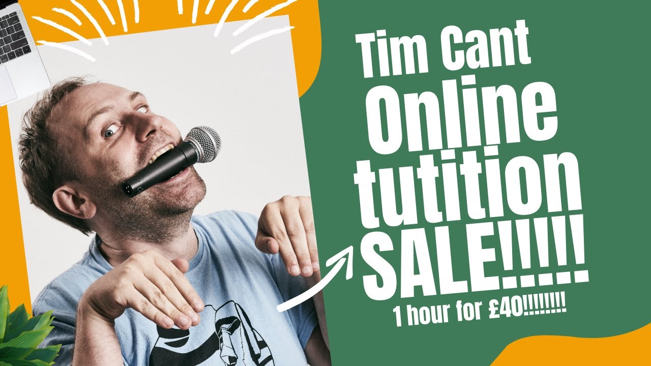 Tim Cant music production tuition is on sale! 1hr for £40!!!