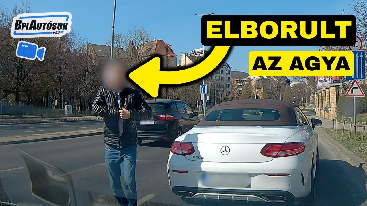 Dühroham Óbudán: egy Mercedes sofőrje üvöltött és szidalmazott egy nőt, majd leköpte az autóját