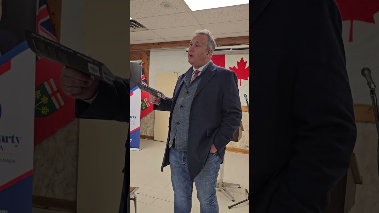 Grant Abraham speaks about the United Party of Canada