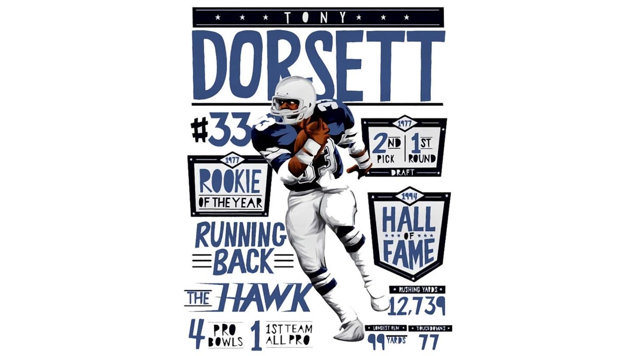 Tony Dorsett career highlights 1982-1988