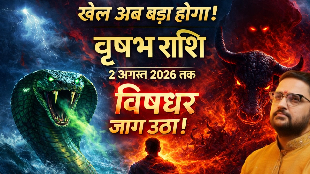 Vrishabh Rashi | राहु का गुप्त खेल शुरू | वृषभ राशि 2 August 2026 तक बड़ा बदलाव | Taurus