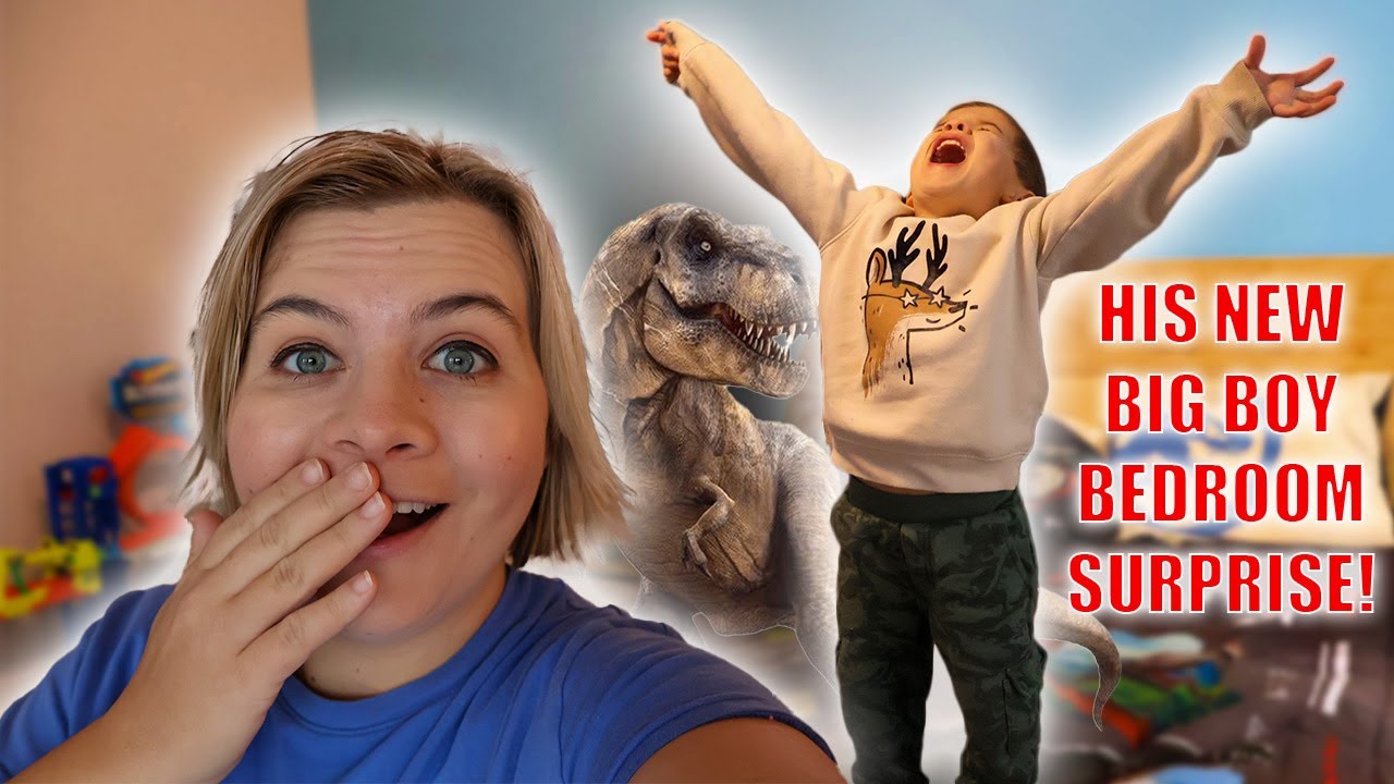 НОВАЯ ТРАНСФОРМАЦИЯ СПАЛЬНИ ДЛЯ МАЛЬЧИКА Для нашего 4-летнего ребенка!